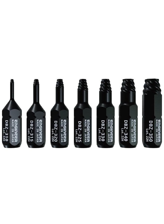 ENGINEER DBZ-301 Socket Screw Extractor Set - Short Bits - Hex socket size 0.89mm∼5mm (Across Flats) - Image 3